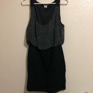 Trixxi black and white Polka dot dress